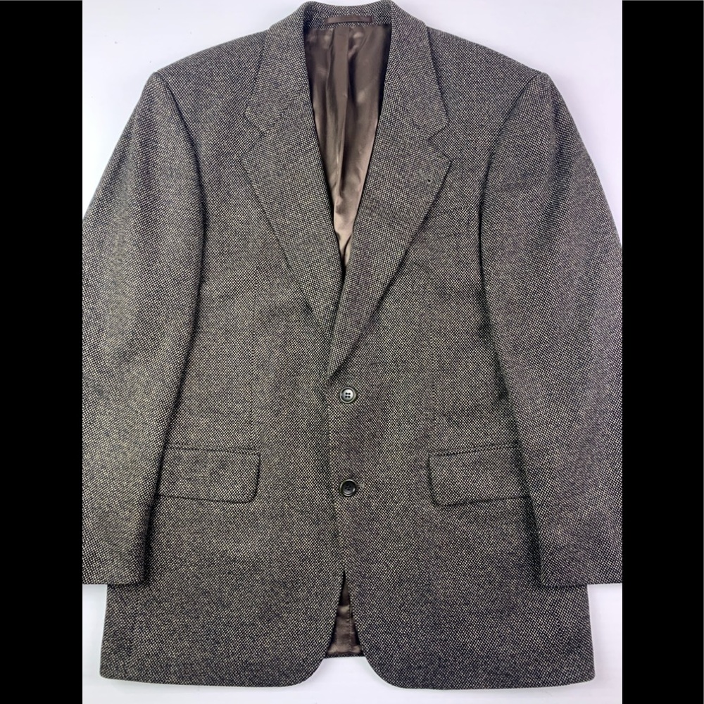 Hugo Boss Gray Tweed Sport Coat Blazer